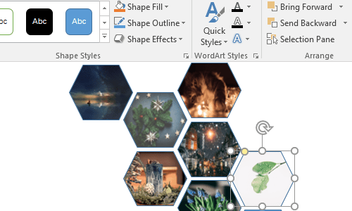 How to Create a Honeycomb Picture Frame in PowerPoint
