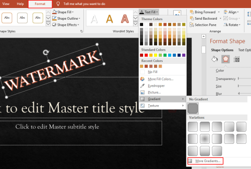 How to Insert and Remove Watermarks in Microsoft PowerPoint