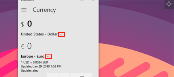 How to Use Currency Converter in Win 10
