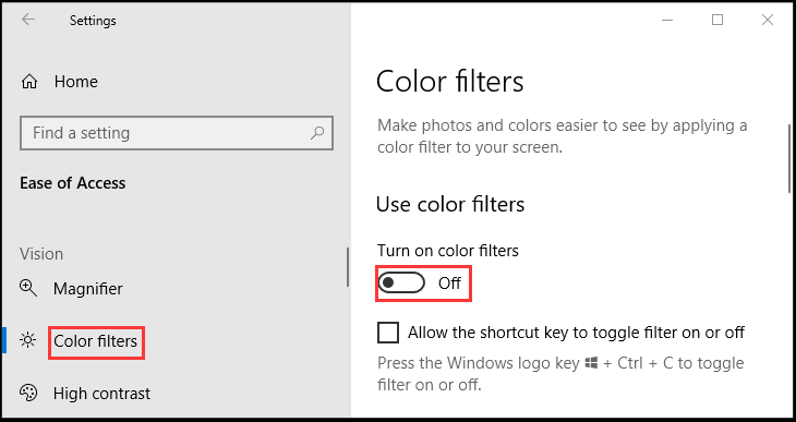 How to Apply Color Filters in Windows 10 How to Apply Color Filters in Windows 10