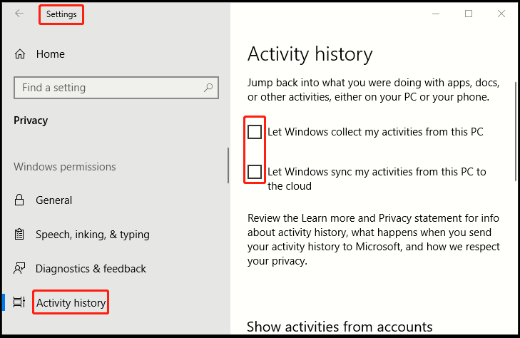 How to Disable Activity History (Timeline) in Windows 10 How to Disable Activity History (Timeline) in Windows 10