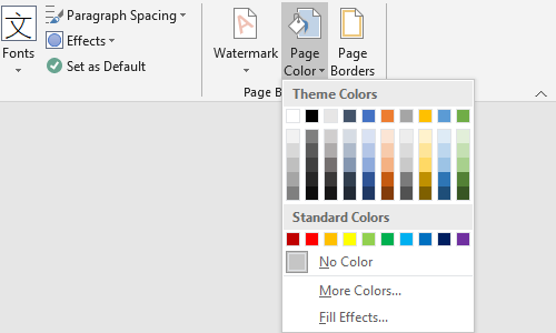 How to Change the Background of Word - My Microsoft Office Tips