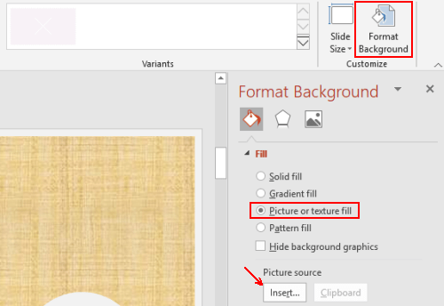 How to Insert Background Pictures to PowerPoint Presentations - My  Microsoft Office Tips