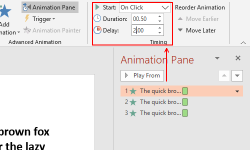 How to Display Text in PowerPoint Slide Line by Line