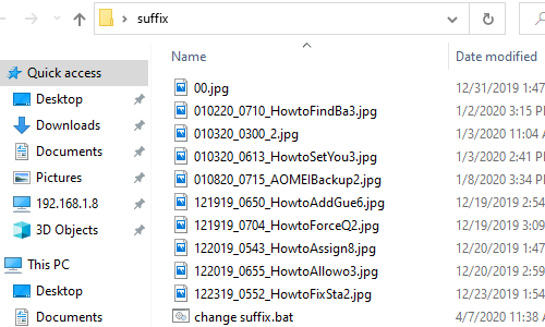 How to Modify the Name Extensions of a Batch of Files in Win 10 How to Modify the Name Extensions of a Batch of Files in Win 10