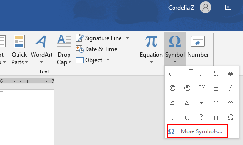 How to Insert Greater than or Equal to Symbol in Word and Excel