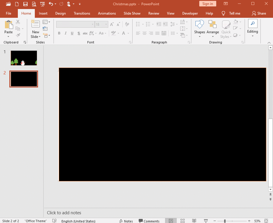 How to Make Christmas Wallpapers in Microsoft PowerPoint?