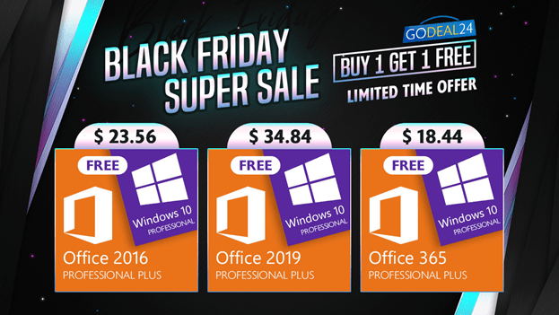 Black Friday Super Sale – Get windows 10 for free.