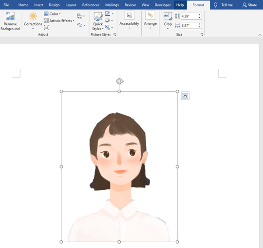 How to Change the Background Color of the ID Photo in Word? How to Change the Background Color of the ID Photo in Word?