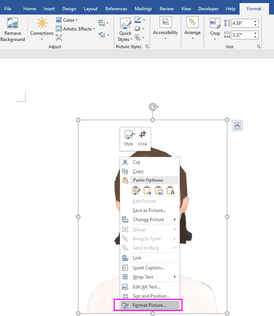 How to Change the Background Color of the ID Photo in Word? How to Change the Background Color of the ID Photo in Word?