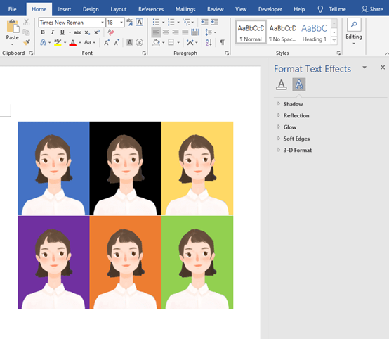 How to Change the Background Color of the ID Photo in Word? How to Change the Background Color of the ID Photo in Word?