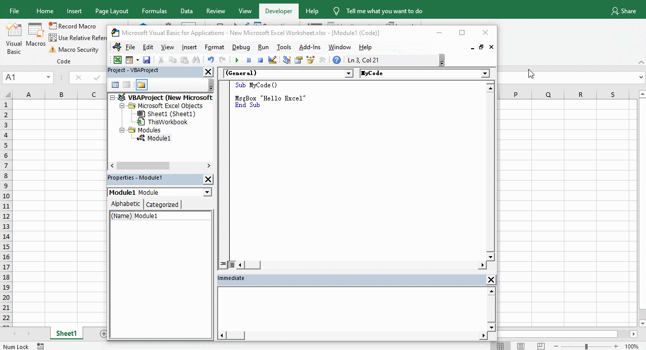 Write the First VBA Macro by Yourself Write the First VBA Macro by Yourself