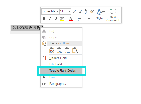 Take You to Know Field in Microsoft Word