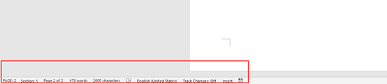 Take You To Know More About Word Status Bar Take You To Know More About Word Status Bar