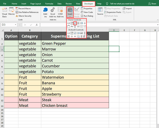 How To Check The Checkbox To Change The Cell Color How To Check The Checkbox To Change The Cell Color