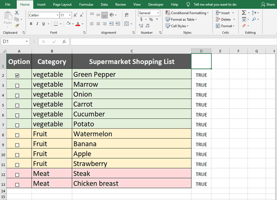 How To Check The Checkbox To Change The Cell Color How To Check The Checkbox To Change The Cell Color