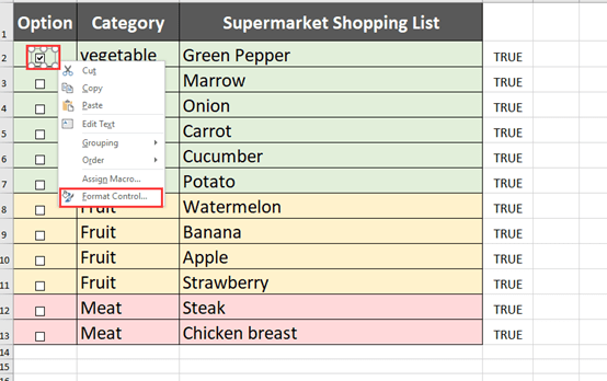 How To Check The Checkbox To Change The Cell Color How To Check The Checkbox To Change The Cell Color