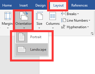 How To Create A Document Contained Both Portrait And Landscape Pages How To Create A Document Contained Both Portrait And Landscape Pages