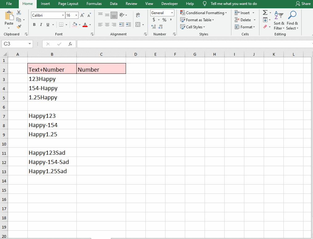 How to Separate Numbers and Text From a Cell In Excel