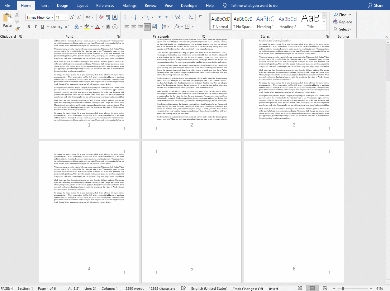 How To Create A Document Contained Both Portrait And Landscape Pages How To Create A Document Contained Both Portrait And Landscape Pages