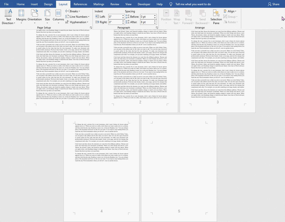 How To Create A Document Contained Both Portrait And Landscape Pages How To Create A Document Contained Both Portrait And Landscape Pages