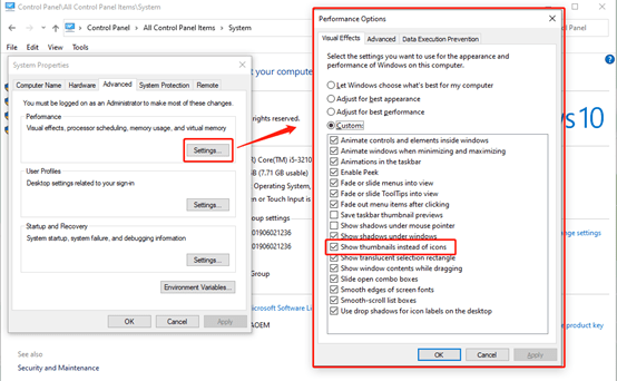 Method to Show Thumbnails Instead of Icon For Images in Windows 10 Method to Show Thumbnails Instead of Icon For Images in Windows 10