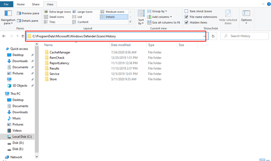 How To Clear Windows Security Center Protection History How To Clear Windows Security Center Protection History