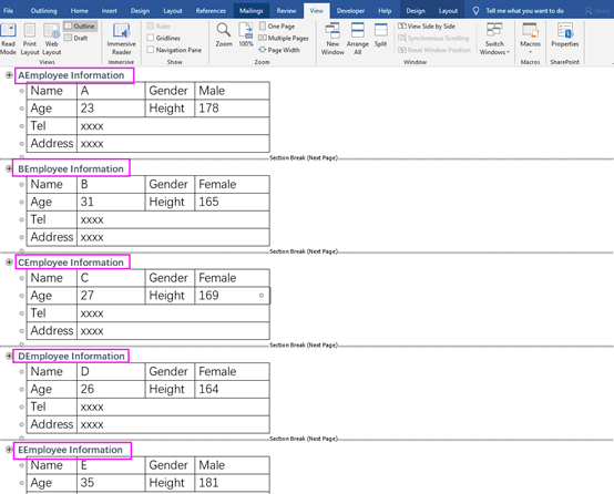How to Quickly Save Each Page as Separate Word Document? How to Quickly Save Each Page as Separate Word Document?
