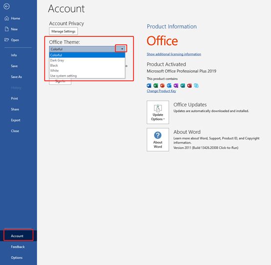 How to Change Microsoft Office Theme Color How to Change Microsoft Office Theme Color
