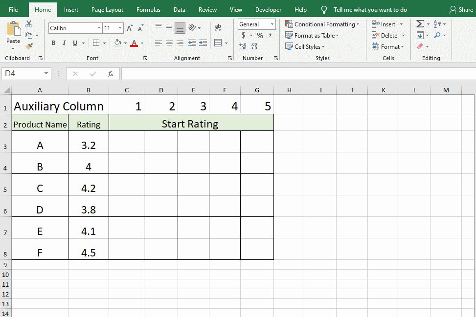 Create A Five-Star Rating System In Microsoft Excel Create A Five-Star Rating System In Microsoft Excel