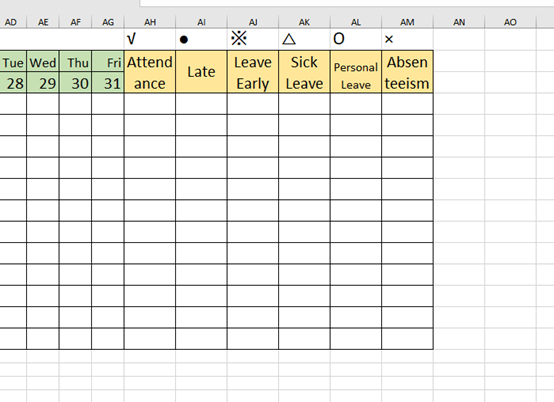How To Create Attendance Sheet In Excel How To Create Attendance Sheet In Excel