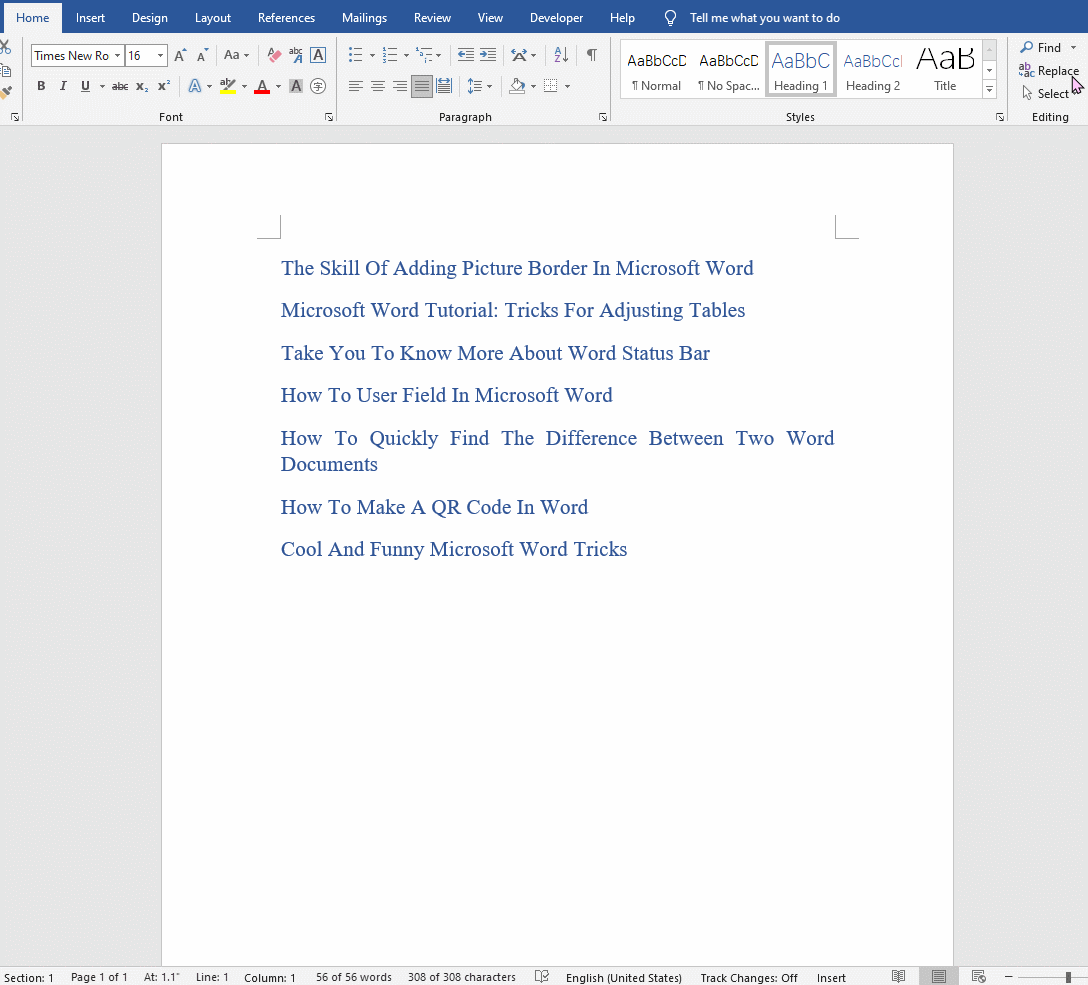Microsoft Word 2016 Tips and Tricks Microsoft Word 2016 Tips and Tricks