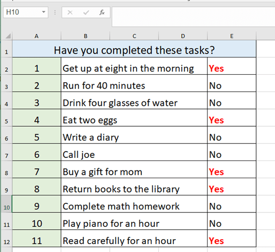Useful Excel Tricks for Conditional Formatting