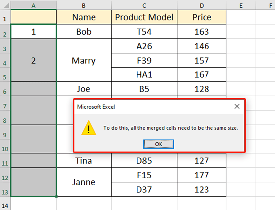 How To Autofill Number Serial In Merged Cells In Excel—Simple Tutorial