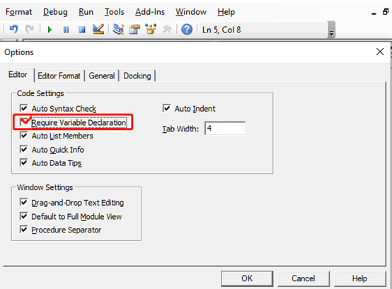 How to Declare Variables and Assign Them Value in VBA