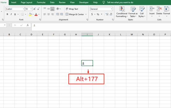 How to Enter An ‘±’ Sign in Microsoft Excel How to Enter An ‘±’ Sign in Microsoft Excel