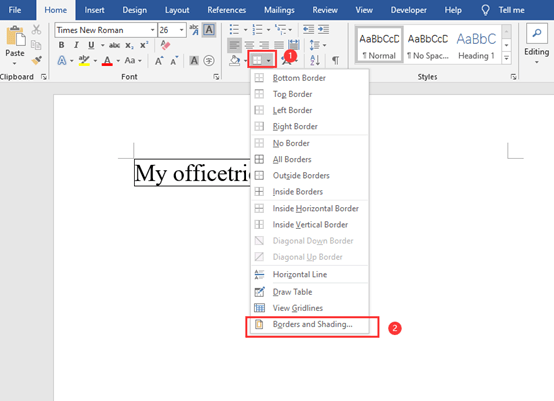How to Put a Colorful Border Around Text in a Microsoft Word How to Put a Colorful Border Around Text in a Microsoft Word