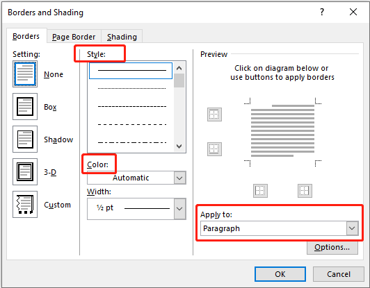 How to Put a Colorful Border Around Text in a Microsoft Word How to Put a Colorful Border Around Text in a Microsoft Word