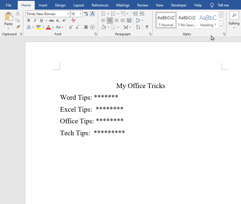 Microsoft Word 2016 Funny Tricks Tutorial Microsoft Word 2016 Funny Tricks Tutorial