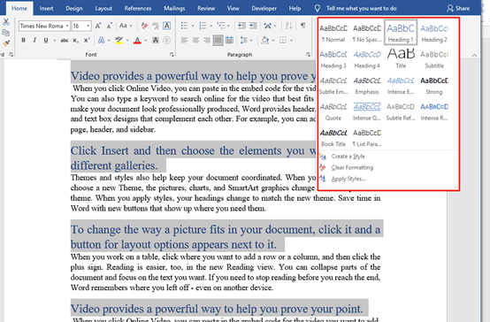 How To Batch Modify The Format Of Headings In Word How To Batch Modify The Format Of Headings In Word