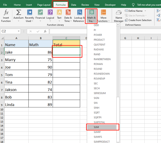 Sum Multiple Excel Tables Across Sheet