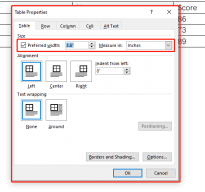 How To Adjust The Width And Height Of All Tables In A Word Document ...