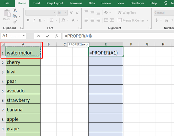 How To Capitalize First Letter In Microsoft Excel-Simple Tutorial
