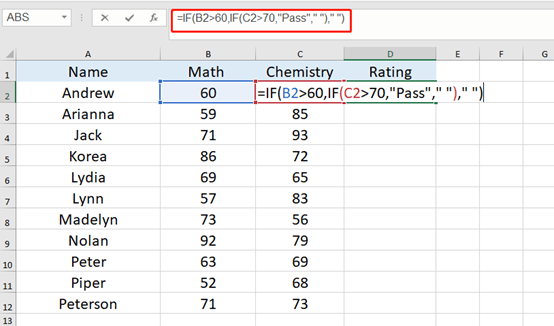 Nested IF Functions