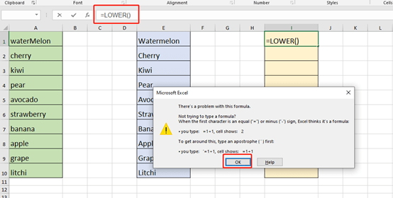 How to Change The First Letter to Lowercase in Microsoft Excel How to Change The First Letter to Lowercase in Microsoft Excel