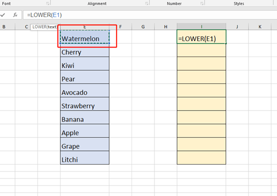How to Change The First Letter to Lowercase in Microsoft Excel How to Change The First Letter to Lowercase in Microsoft Excel