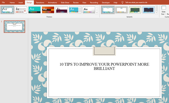10 Tips To Improve Your PowerPoint More Brilliant