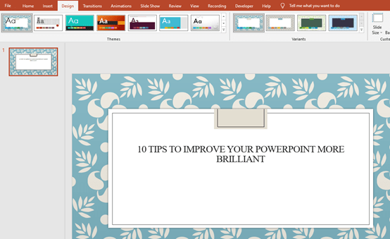 10 Tips To Improve Your PowerPoint More Brilliant 10 Tips To Improve Your PowerPoint More Brilliant