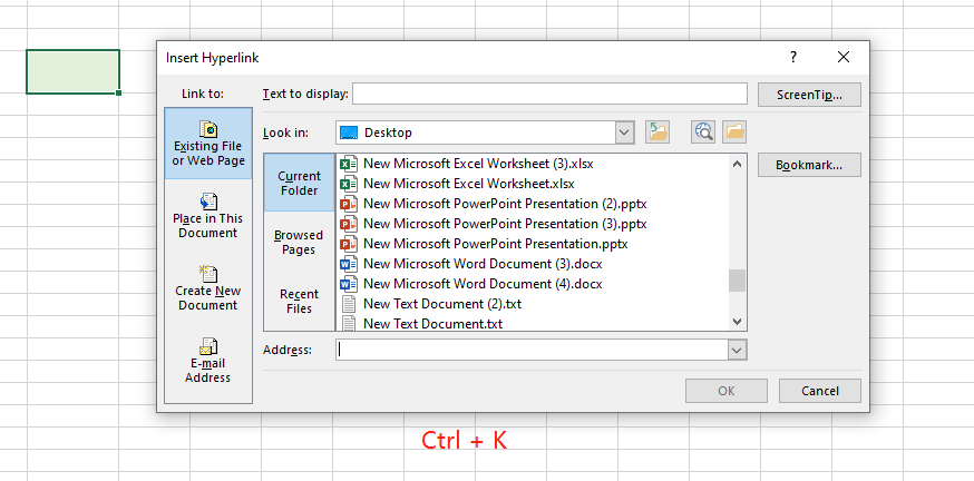 Four Ways to Insert Hyperlinks Quickly in Excel Four Ways to Insert Hyperlinks Quickly in Excel