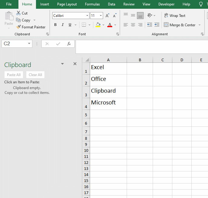 How To Use Clipboard To Copy And Paste Multiple Items In Excel